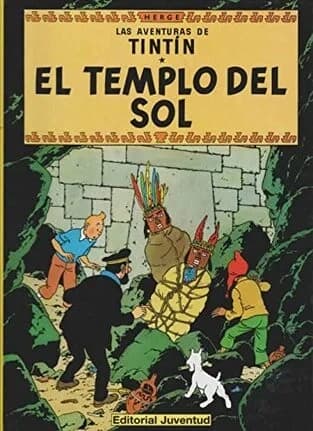 Libro: TINTIN EL TEMPLO DEL SOL - Museo Librería Génesis Perú