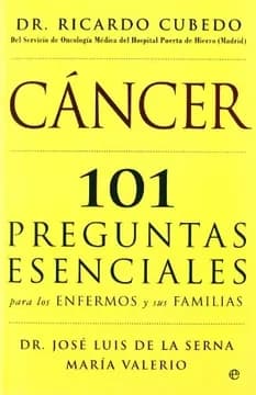 Libro: CANCER 101 PREGUNTAS ESENCIALES - Museo Librería Génesis Perú