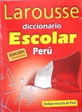 Libro: DICCIONARIO ESCOLAR PERU - Museo Librería Génesis Perú